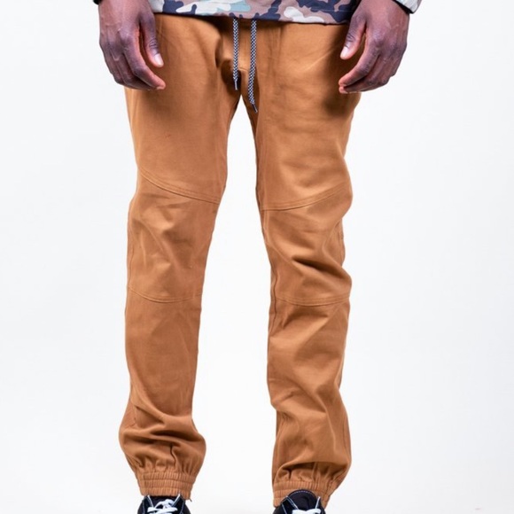Brooklyn Cloth Other - EUC Tobacco Ankle Zip Twill Jogger Pants